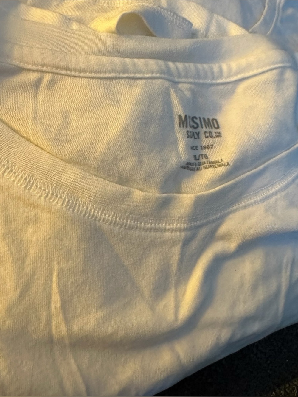 Mossimo Supply Co. White Long Sleeve Tees 2 pack 
1 round neck 1 vee neck